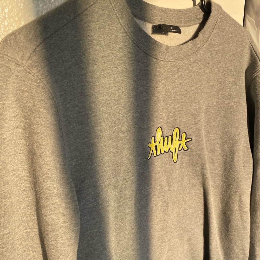 HUF Womens Small Grey Crewneck